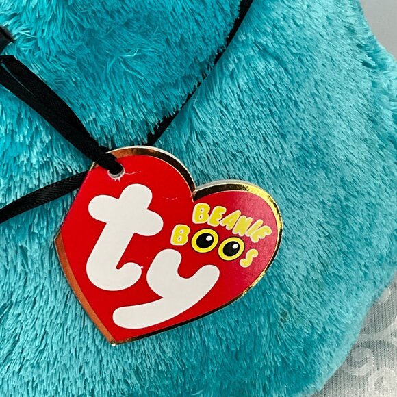 Ty Beanie Boo Opal Owl Plush Stuffed Animal 17" Birthday July 6 - Picture 5 of 7